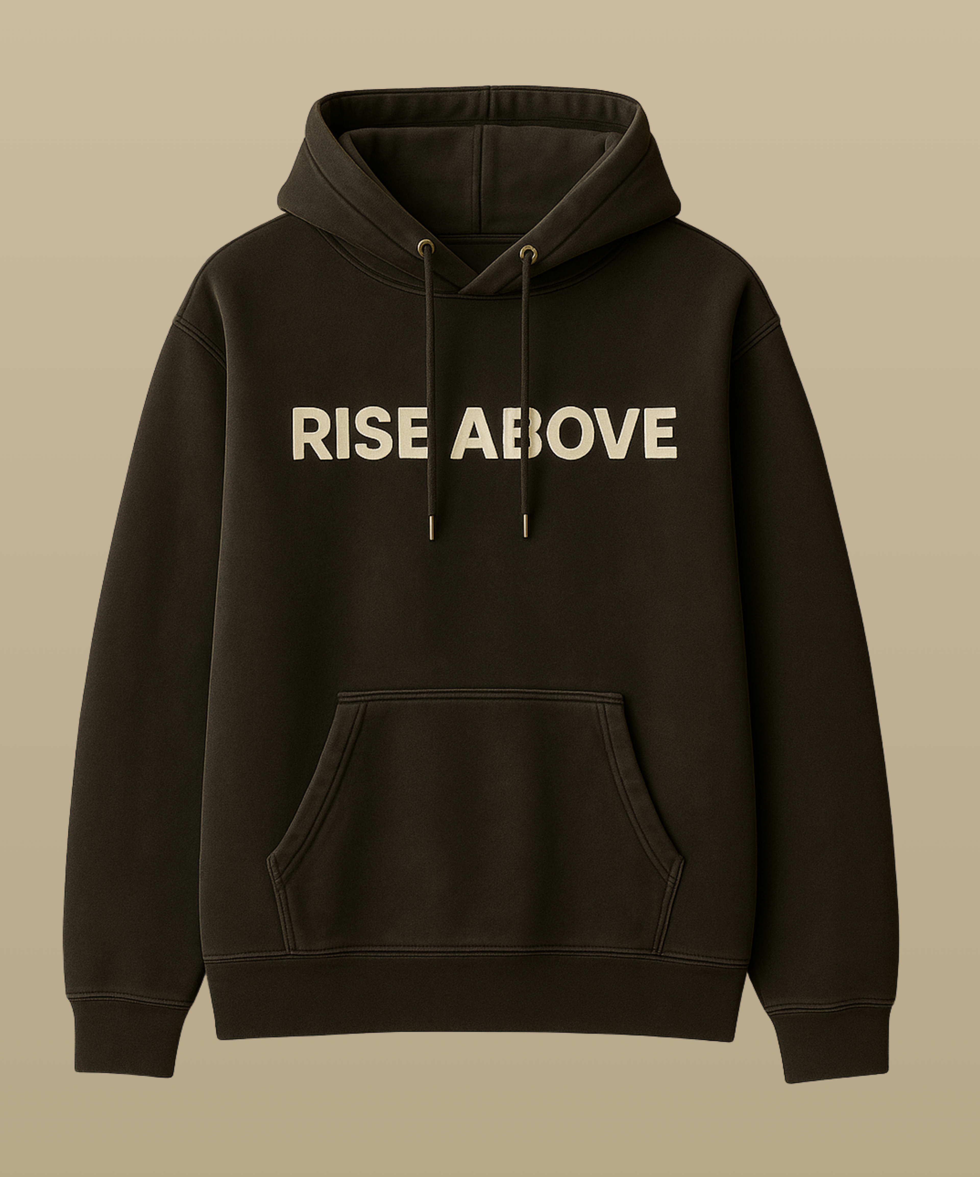 RISE ABOVE™ Washed Black Hoodie (PREORDER)