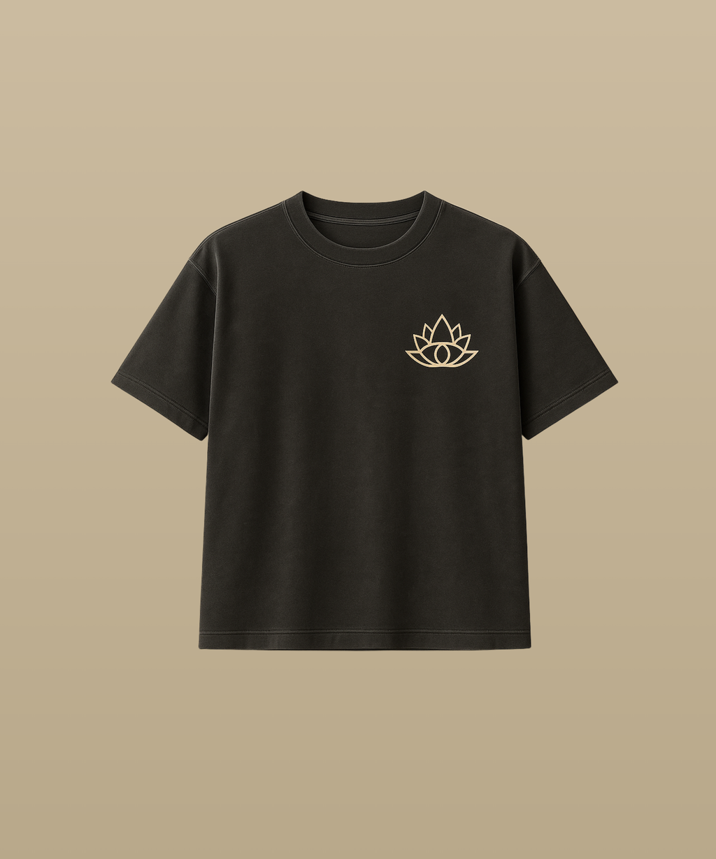 RISE ABOVE™ Washed Black Lotus Tee (PREORDER)
