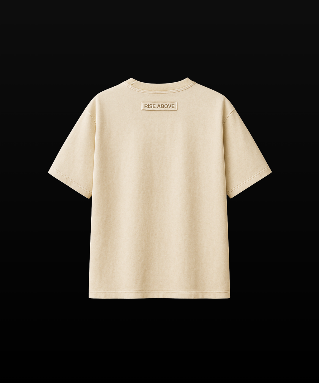 RISE ABOVE™ Antique White Lotus Tee (PREORDER)