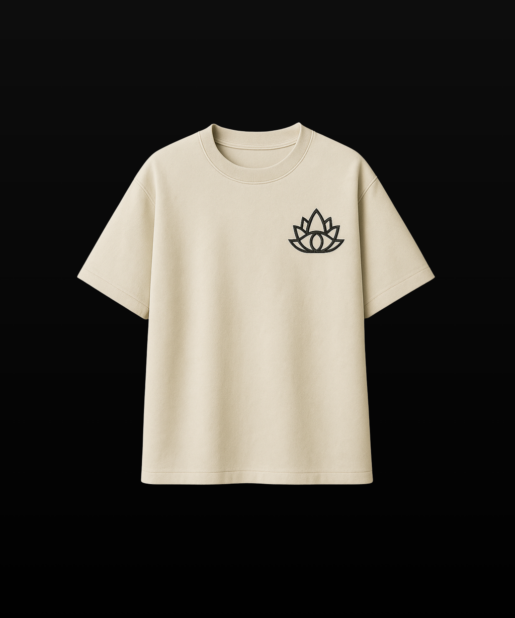 RISE ABOVE™ Antique White Lotus Tee (PREORDER)